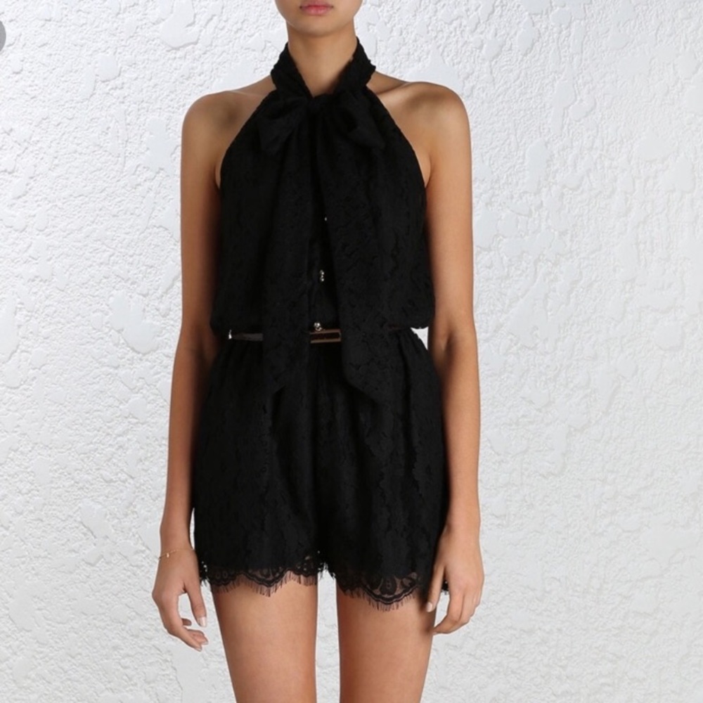 Zimmermann Arcadia Lace Playsuit